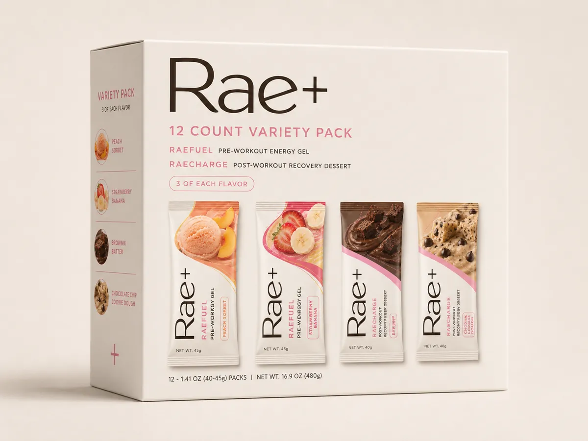 Rae+ 12 count variety pack box